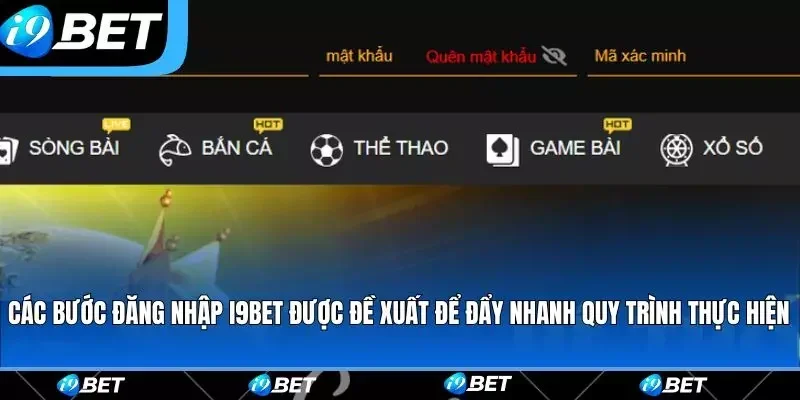 Đăng nhập I9bet trình truy cập tài khoản 2026